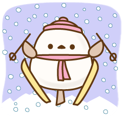 [LINEスタンプ] ❤️トリボンの冬