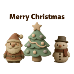 [LINEスタンプ] くすみカラー クリスマス