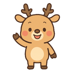 [LINEスタンプ] かわいいトナカイと雪だるまスタンプ