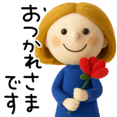 [LINEスタンプ] mottoのおとな女子ドール♡気遣い♪