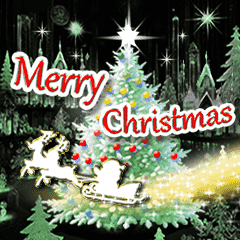 [LINEスタンプ] ☆輝く！クリスタルな冬☆