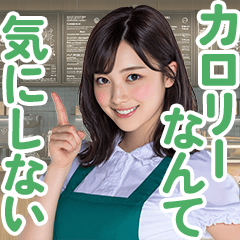[LINEスタンプ] カフェ店員さん