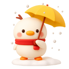 [LINEスタンプ] ひよこさんたち 冬だより