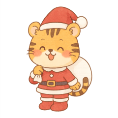 [LINEスタンプ] どうぶつたちのクリスマス