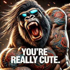 [LINEスタンプ] ファンキーゴリラスタンプ