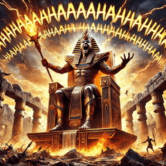 [LINEスタンプ] 黄金王ツタンカーメン - GOD MODE