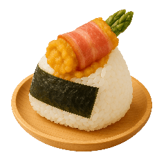 [LINEスタンプ] てんむす おにぎり Stampシリーズno.3