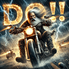 [LINEスタンプ] 伝説の走り屋爺さん