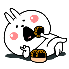 [LINEスタンプ] ぜったいうさぎ挨拶仲良しに送る