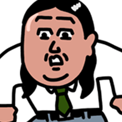 [LINEスタンプ] もしお笑い芸人がボクの上司だったら