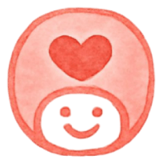 [LINEスタンプ] 数字とローマ字♪プリチー赤はんこ