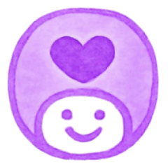 [LINEスタンプ] 紫色・数字とローマ字♪プリチーはんこ