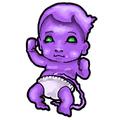 [LINEスタンプ] アンデッド動く⚰️水子