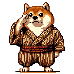 [LINEスタンプ] 子分ふとっちょ柴犬 一生ついていきます