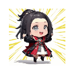 [LINEスタンプ] ちびレッドナイトのにこにこアニメスタンプ