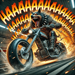 [LINEスタンプ] 爆走犬伝説