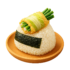 [LINEスタンプ] てんむす おにぎり Stampシリーズno.4