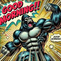 [LINEスタンプ] ゴリラスマッシュ！！