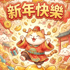 [LINEスタンプ] 金光キラキラ超萌え財神猫-祭りで金持ちに