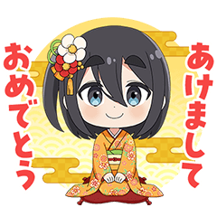 [LINEスタンプ] TVアニメ「mono」年末年始スタンプ