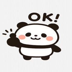 [LINEスタンプ] まんまるパンダライフかわいいLINEスタンプ