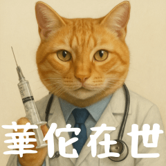 [LINEスタンプ] 小花達病気中（台湾華語）