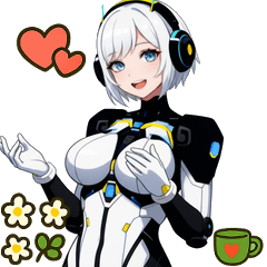 [LINEスタンプ] Android Robot AI(Ser.6)