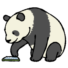 [LINEスタンプ] スマホパンダ