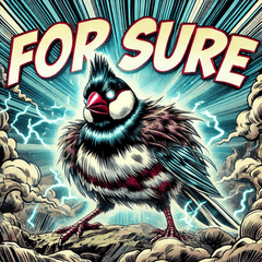 [LINEスタンプ] BUNCHO SMASH！！ 怒涛のアメコミ文鳥