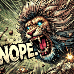 [LINEスタンプ] 大迫力！獅子の衝撃