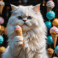 [LINEスタンプ] 白猫の新日常1