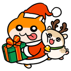 [LINEスタンプ] クソハムちゃんのクリスマス2