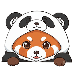 [LINEスタンプ] パンダになりたいレッサーパンダ2