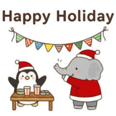 [LINEスタンプ] 心ぬくもる冬支度 クリスマスと冬の気遣い