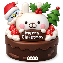 [LINEスタンプ] 冬に使える3Dうさぺんカスタムだよ