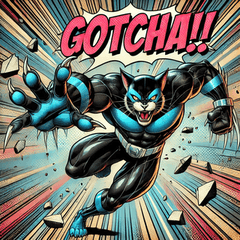 [LINEスタンプ] 最強ネコ、覚醒ッ！！