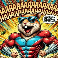 [LINEスタンプ] 最強ハムスター：覚醒の怒涛