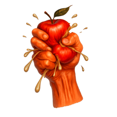 [LINEスタンプ] 握力を鍛える人