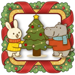 [LINEスタンプ] ​心ぬくもる冬を！ クリスマスと冬の気遣い