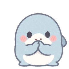 [LINEスタンプ] 動いて癒されるぷっくりサメスタンプ