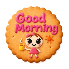 [LINEスタンプ] Smile！日常に使えるスタンプ☆ビスケット☆