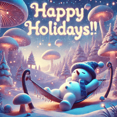 [LINEスタンプ] 雪だるまの幻想ヨガタイム