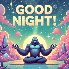 [LINEスタンプ] 脱力系ヨガゴリラ