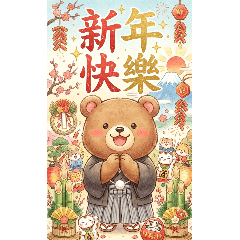 [LINEスタンプ] 超可愛いクマのハッピーホリデー