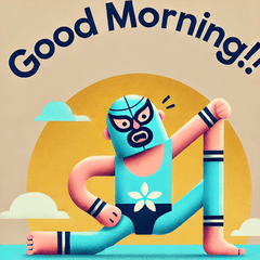 [LINEスタンプ] まったりヨガレスラー