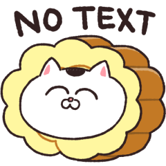 [LINEスタンプ] 文字無_ねこちゃんだもの★正月＆クリスマス