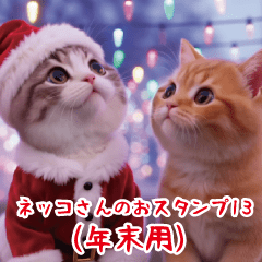 [LINEスタンプ] ネッコさんのおスタンプ13(年末用)