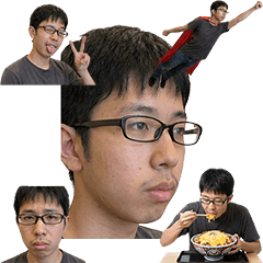 [LINEスタンプ] BIG！ チー牛 実写