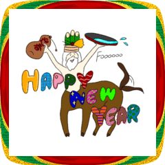 [LINEスタンプ] 仙人の仙人による仙人のための年末年始–午
