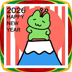 [LINEスタンプ] あけおめ！宇宙猫年賀スタンプ